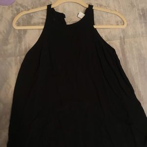 size small; basic black tank top